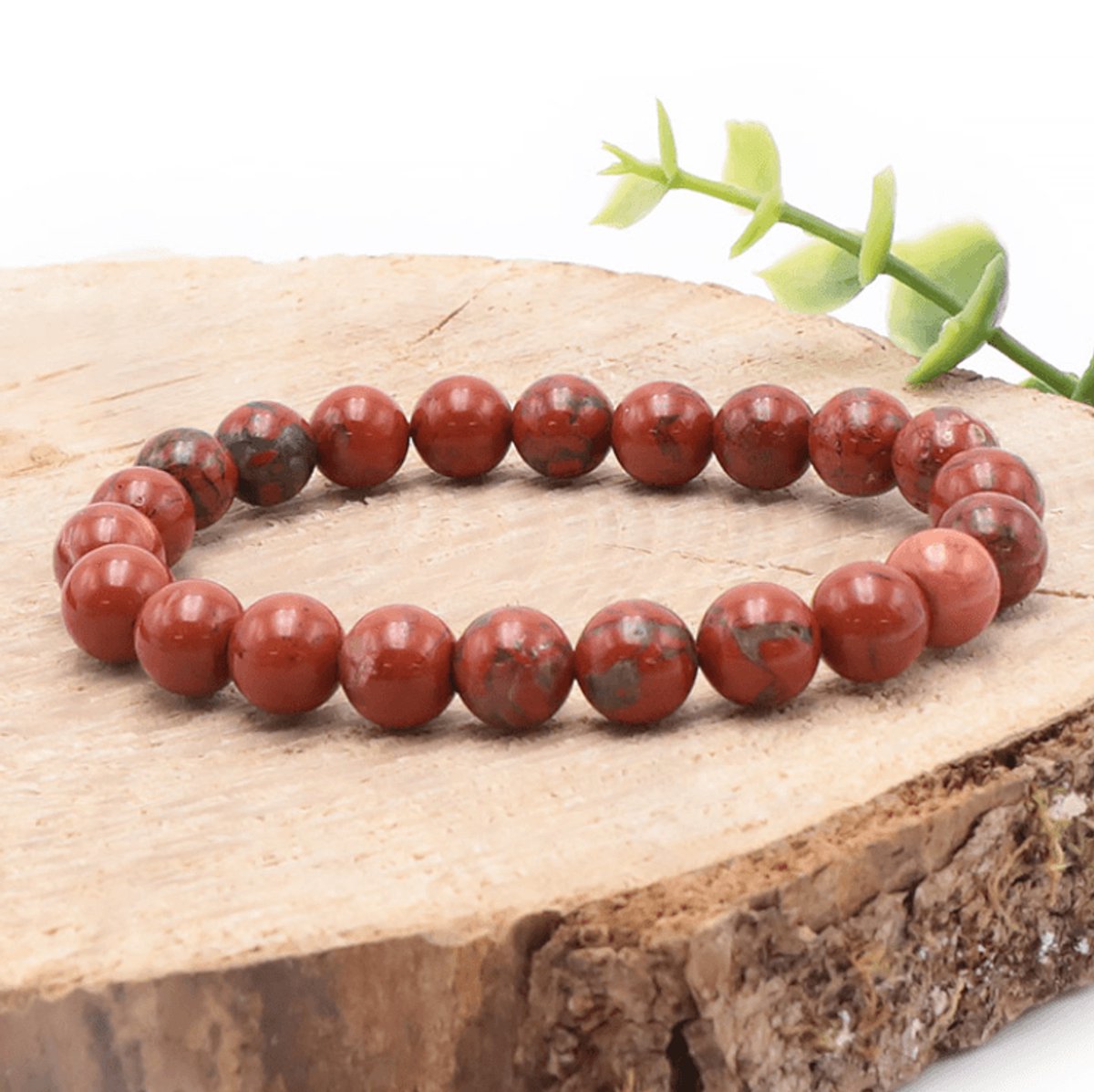 Edelsteen Armband Brescia Jaspis 8 mm