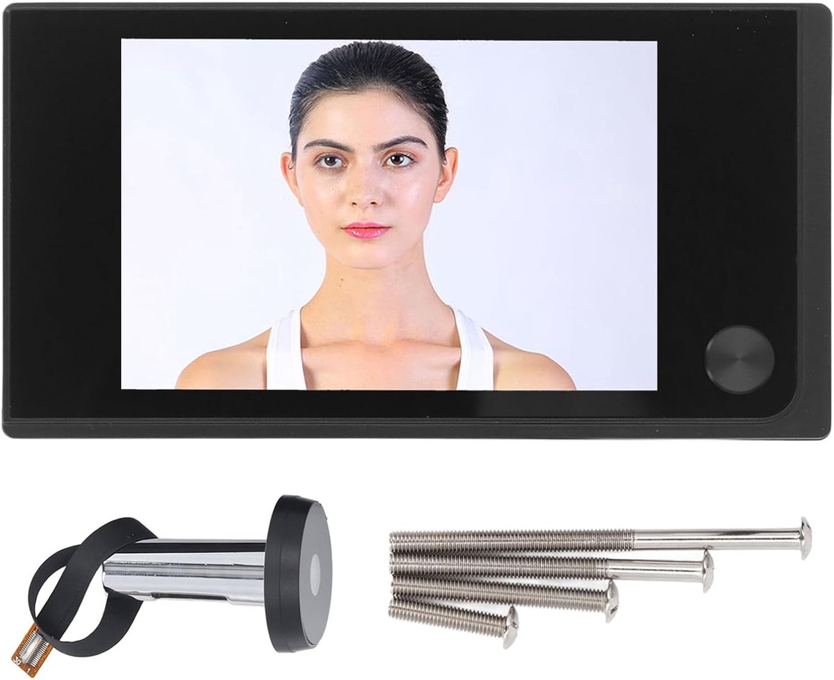 Video Door Spy 3.5 Inch Door Camera Viewer 120 Degree Viewing Angle with OV HD Sensor for Home, Without Night Vision - ShopVlot