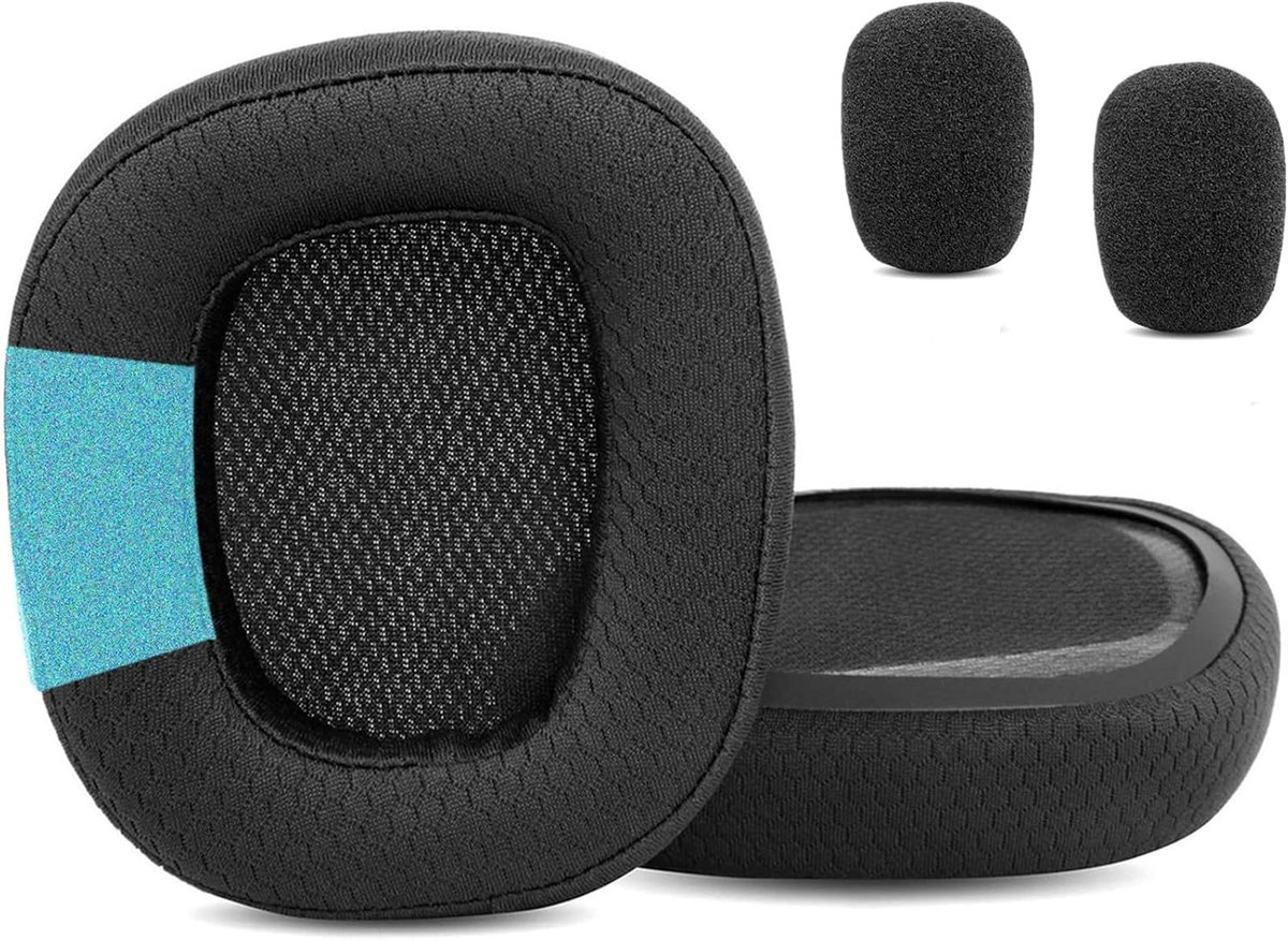 Ear Pads Replacement Ear Pads Cushion Cushion Compatible with Logitech G933 G933S G935 G930 G633 G633S G635 G533 G332 - ShopVlot