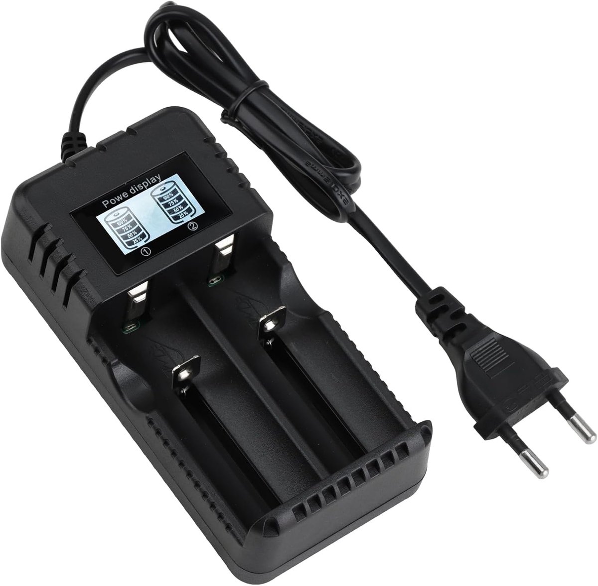Battery Charger Li-Ion Battery Charger LCD Display Fast Charge - ShopVlot