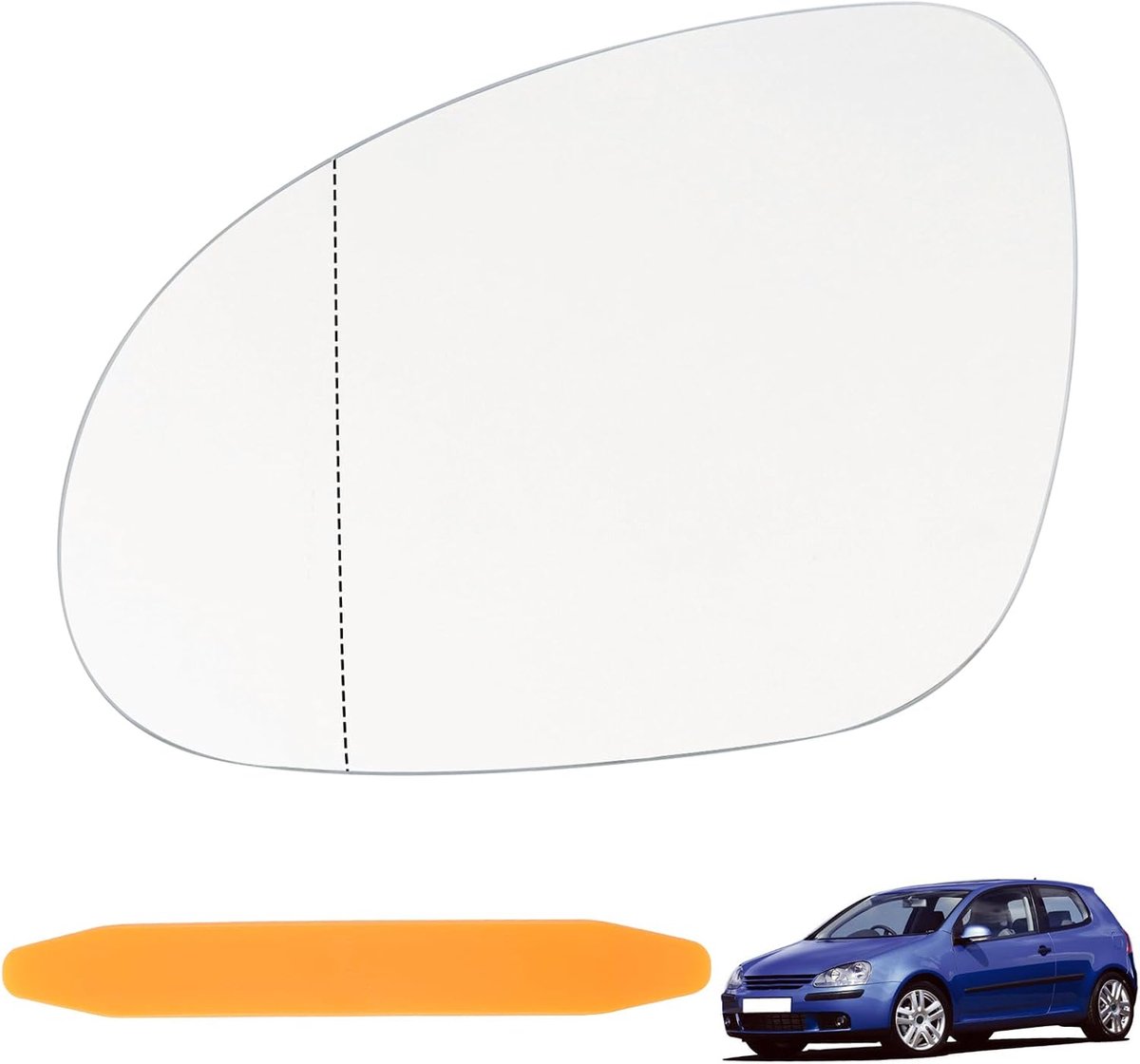 Heated Left Wing Mirror Replacement for VW G olf MK5 2004-2009 VW Pass-at 2007-2011 Magotan 2006-2011 Sagitar - ShopVlot
