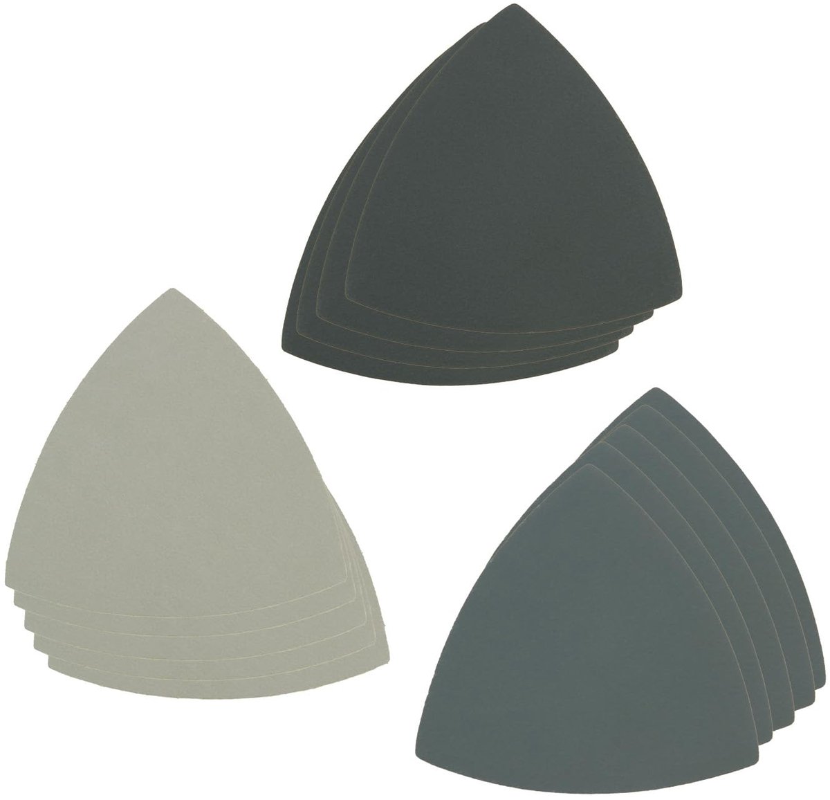 15 pieces sandpaper triangular sander, delta sharpener, sandpaper, fine set 800/1500/3000 grit 3-1/2 inch silicon - ShopVlot