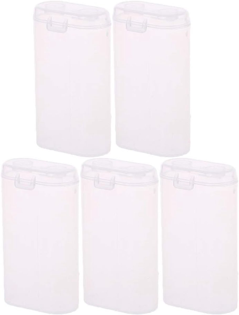 5pcs 2X18650 Battery Holder for Case 18650 Battery Storage Box Rechargeable Battery Power Bank Plastic Cases DIY - ShopVlot