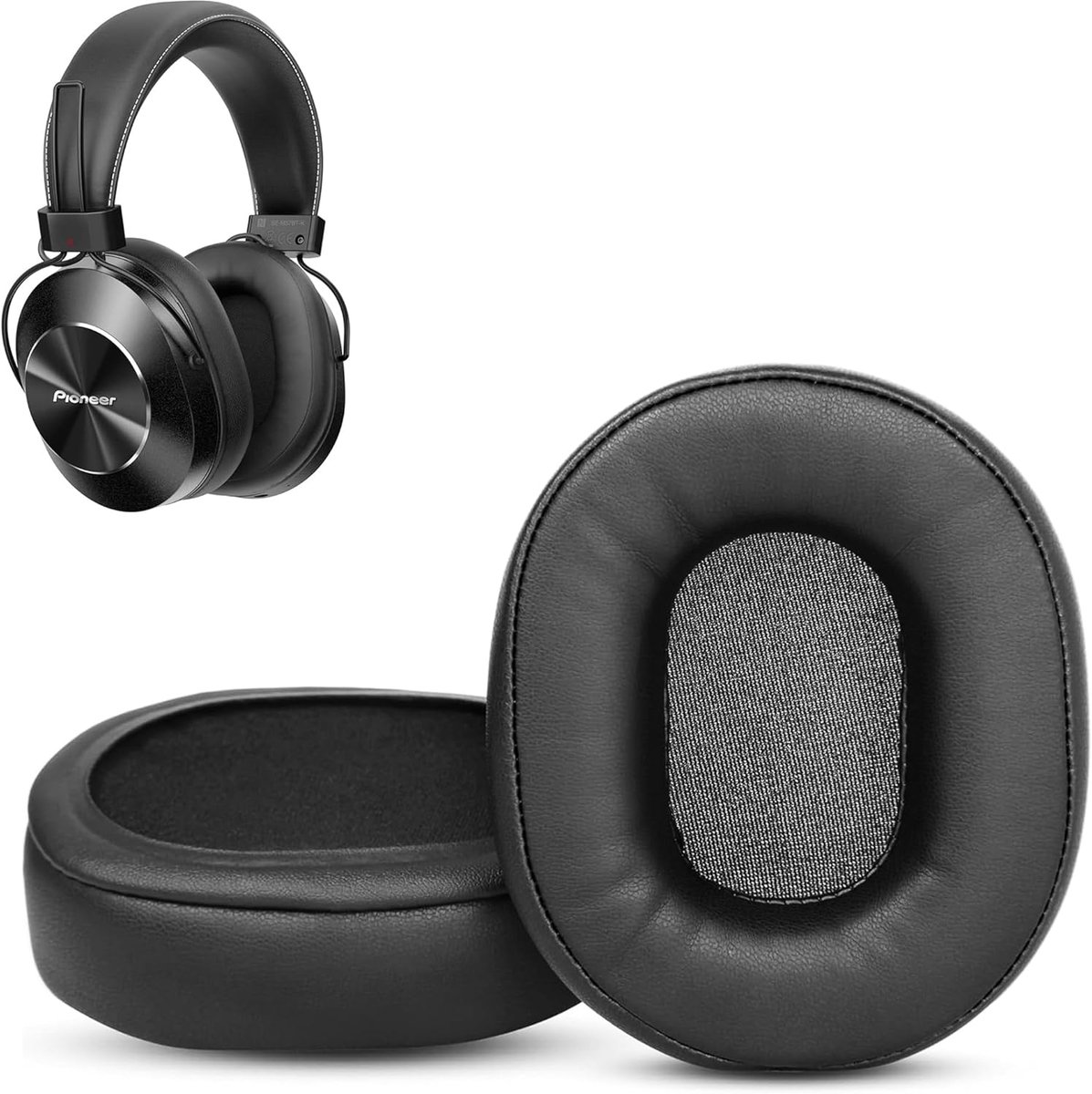 Premium Replacement Ear Pads Compatible with Pioneer SE-MS7BT MS7 Headphones Ear Pads with Softer Protein Leather and - ShopVlot