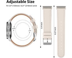 Vancle 20 mm Leather Watch Strap for Men Women Soft Breathable Leather Sport Quick Release Replacement Strap for 20 mm - ShopVlot