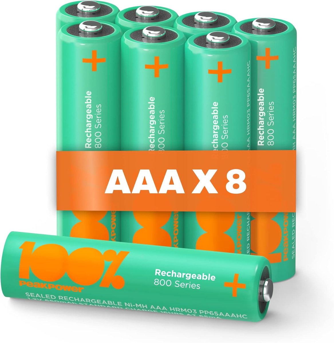 Oplaadbare AAA batterijen 650mAh - NiMH technologie - langdurige capaciteit - ideaal voor solarlampen - ShopVlot