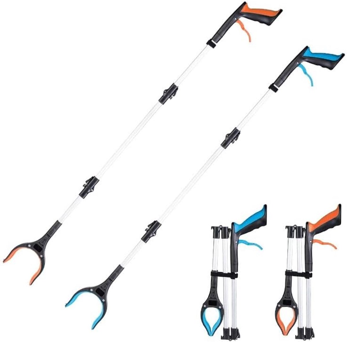 Pincet 110 cm - Telescopisch - Uittrekbaar - Ideaal voor ouderen en gehandicapten - ShopVlot