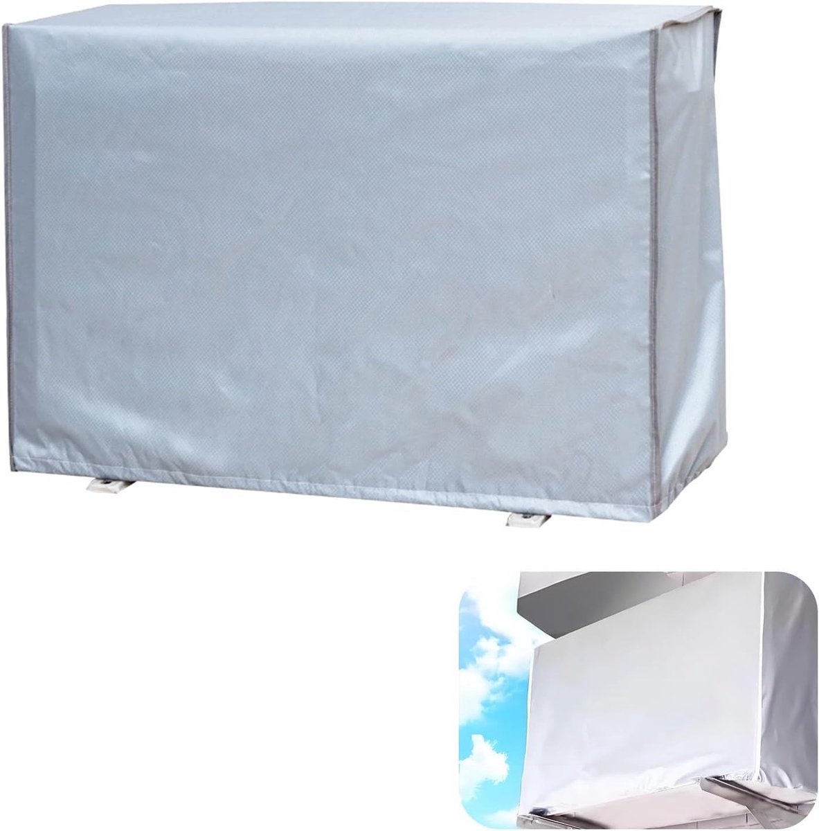Buitenlucht airconditioning cover 86 x 32 x 56 cm - polyester stof - waterdicht en UV-bestendig - ShopVlot