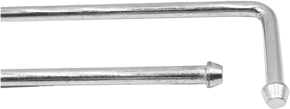 Uitlaat ophangstangen 4-delig - universeel gebruik - recht 220mm en gebogen 230mm - eenvoudig te lassen - ShopVlot