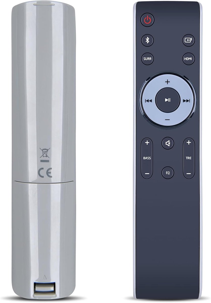 Vervangende afstandsbediening - compact en eenvoudig - compatibel met Sharp HTSBW110 2.1, HTSB107 2.0 - ShopVlot