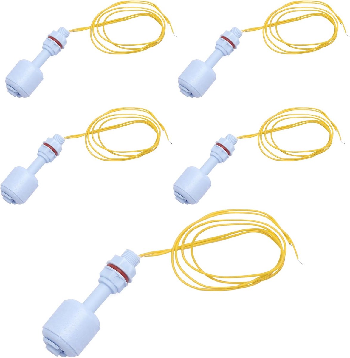 Vlotter schakelaar set van 4 - Hoogwaardige vlotter met vulmodus sensoren - Compacte vloeistofsensor - ShopVlot