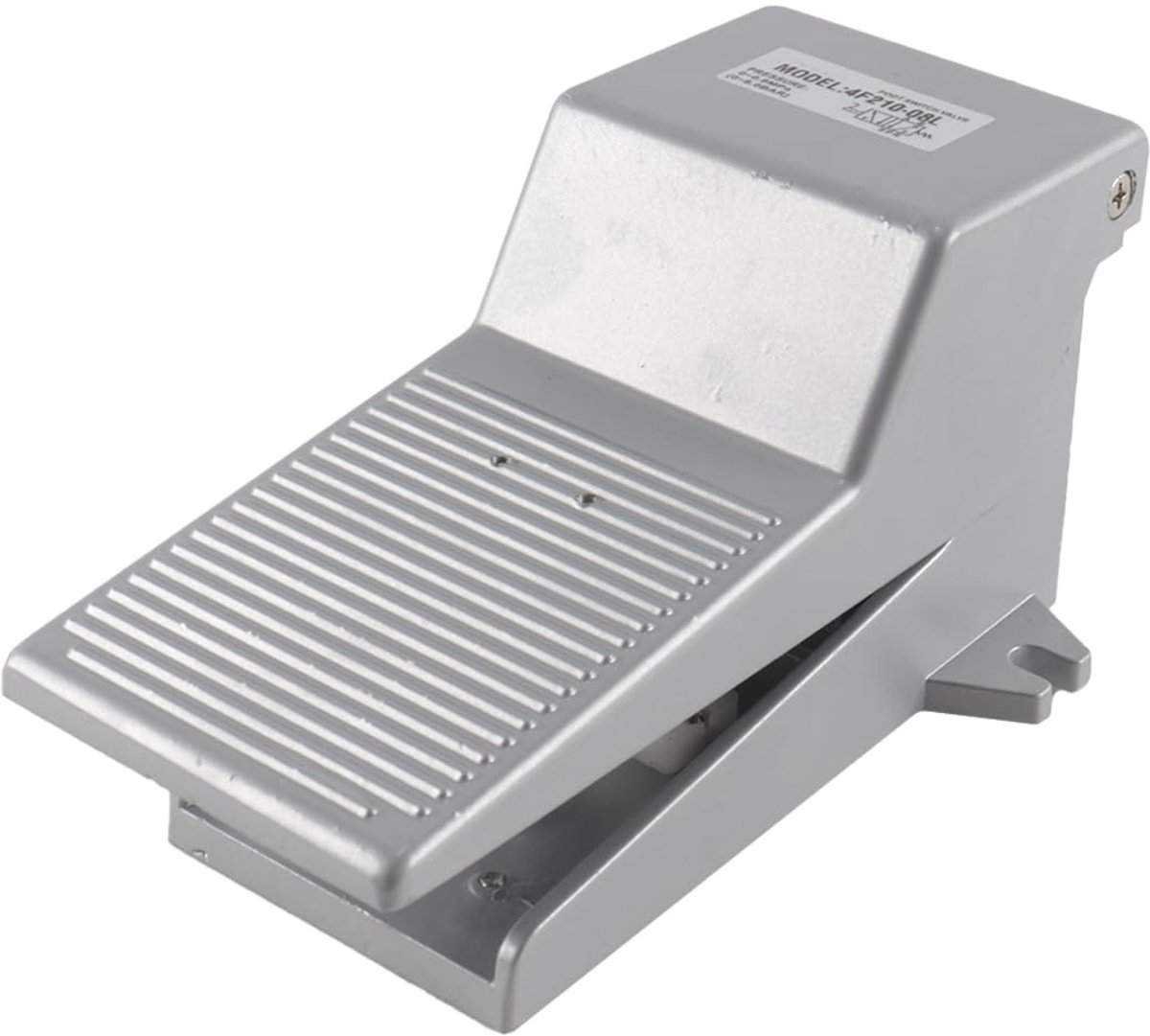 Pneumatische Voetpedaal Schakelaar 2 Posities - Aluminium Voetpedaal Ventielset - Met Deksluiting - Energiebesparend - ShopVlot