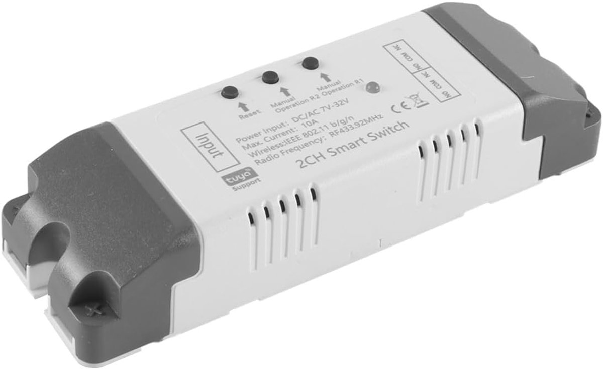 2-kanaals WiFi elektrische lineaire actuator controller - slim relais - automatisering van motoren en deuren - ShopVlot