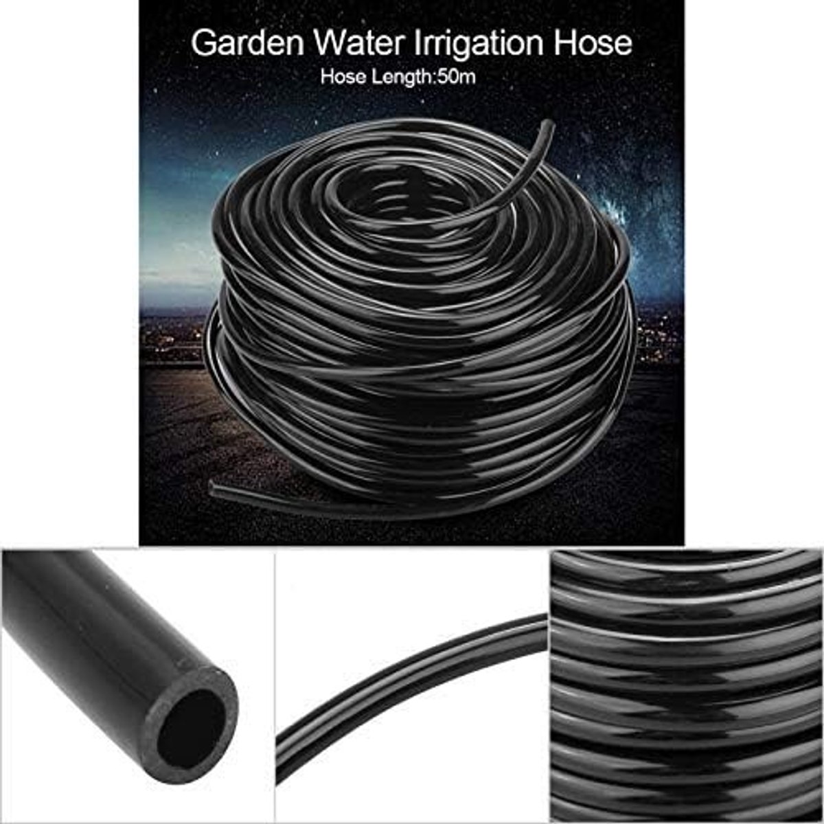 Automatische Irrigatieslang van PVC, 4mm Binnen Diameter, 50m voor Tuinirrigatie en Buitengebruik
