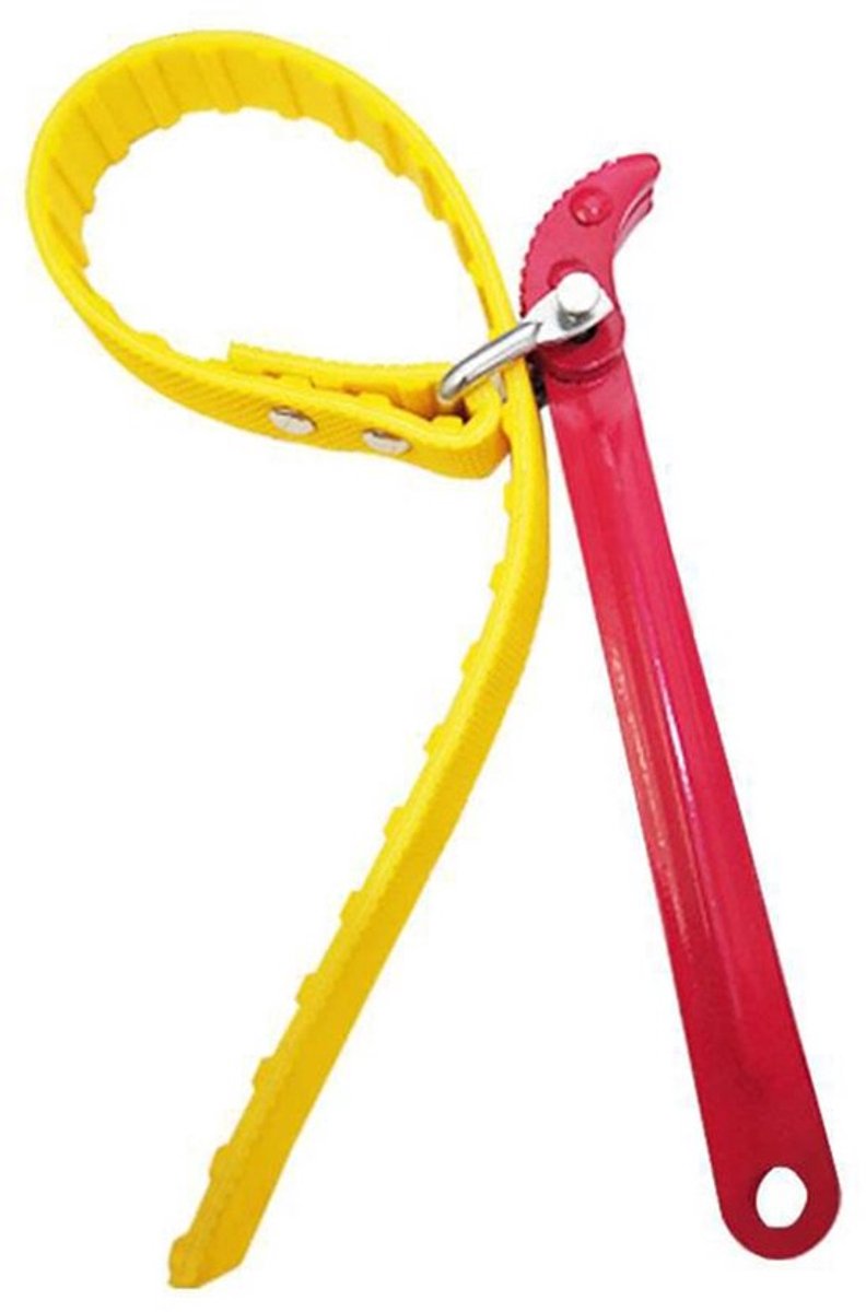 165mm Capaciteit Multifunctionele Riembandsleutel 430mm Lengte Verstelbare Riem Stalen Handvat Geel