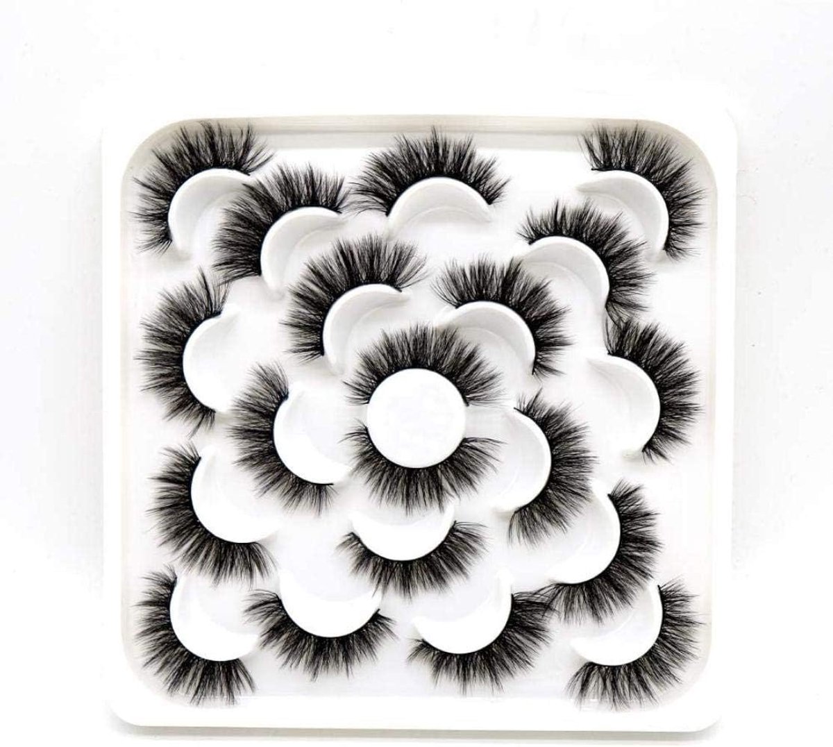 Valse Wimpers 10 Paar - Dramatische Effecten - Ultra Licht en Zacht - Natuurlijke Look - ShopVlot