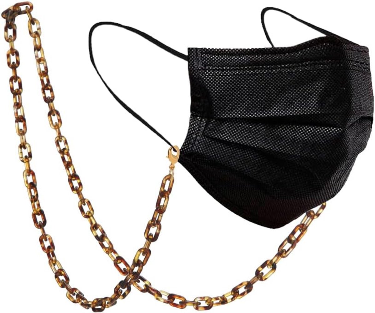 TEAMER Acrylic Chains for Sunglasses, Leopard Chain for Glasses, Multicoloured Sunglasses Chain, Reading Glasses - ShopVlot