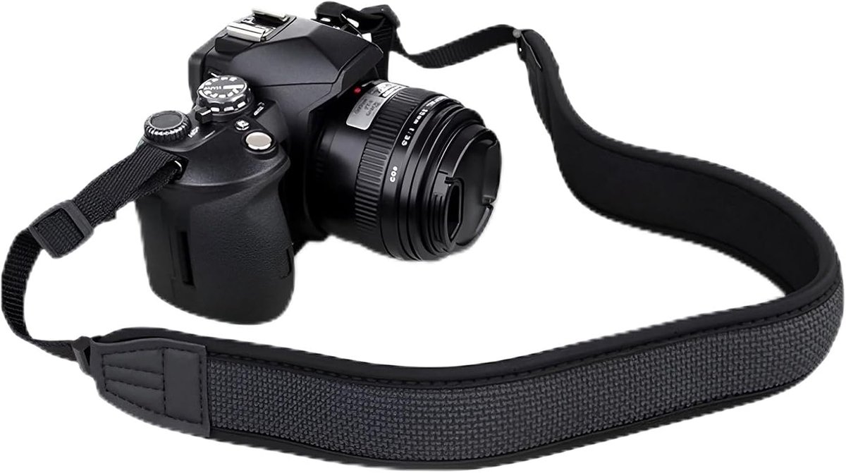 QLK Camera Strap, Camera Strap, Shoulder Strap and Washable Belt, High Elasticity Accessories, Universal Applicable - ShopVlot