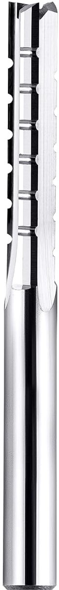 SpeTool 3 Flutes Straight Carbide Cutter with Tungsten Carbide Tip 6mm Shank Diameter 32mm Cutting Length Carving CNC - ShopVlot