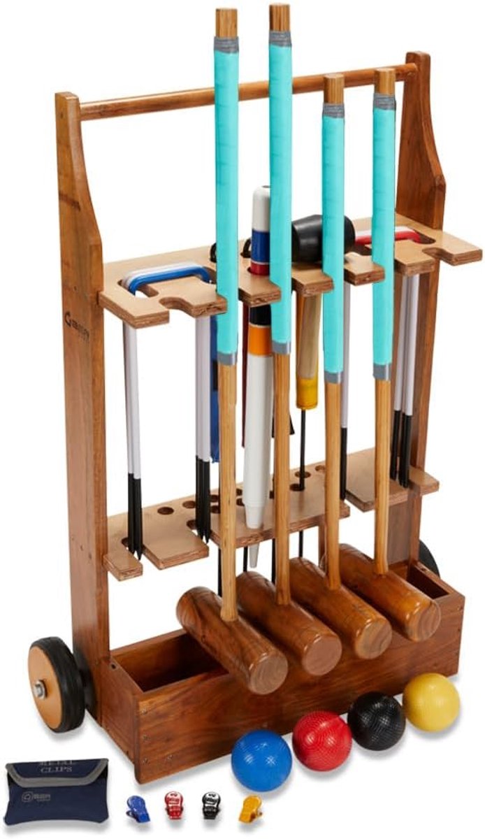 Uber Pro Croquet Set with a Stand - ShopVlot