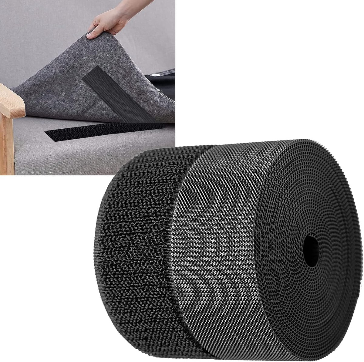 TEUVO Sew Velcro for Fabric and Clothing, Heavy Duty Non-Adhesive Velcro Closure Fabric Tape for Crafting, DIY and - ShopVlot