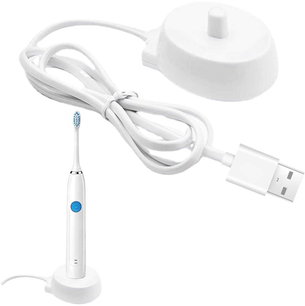Solidchoice - Oplader voor Braun Elektrische Tandenborstels met USB