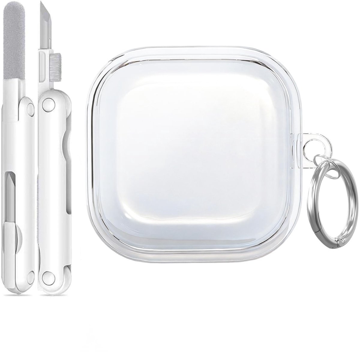 Solidchoice - Beschermhoes voor Samsung Galaxy Buds 4 Pro met Carabiner