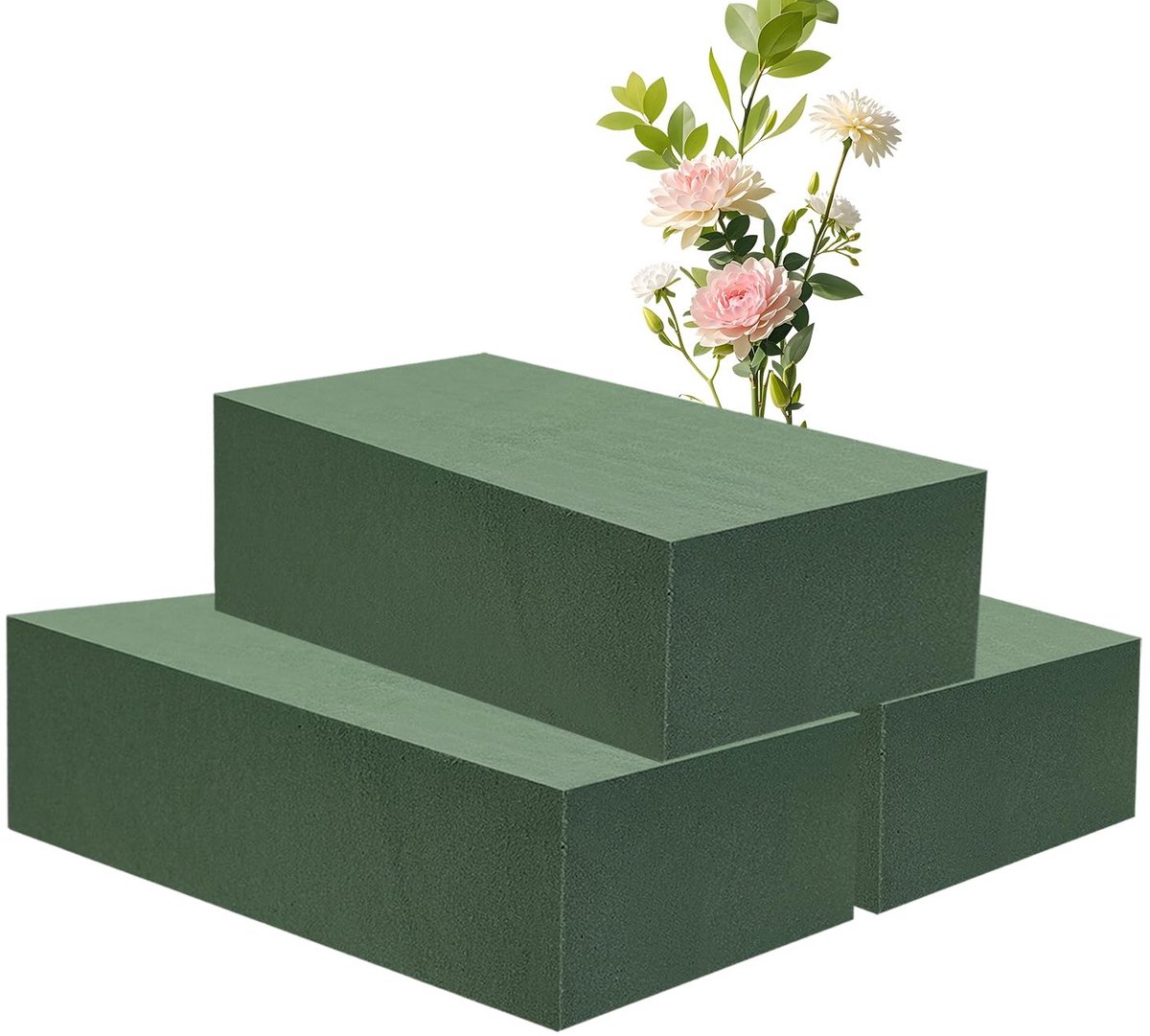 Solidchoice - Set van 3 Kunstbloem Schuim