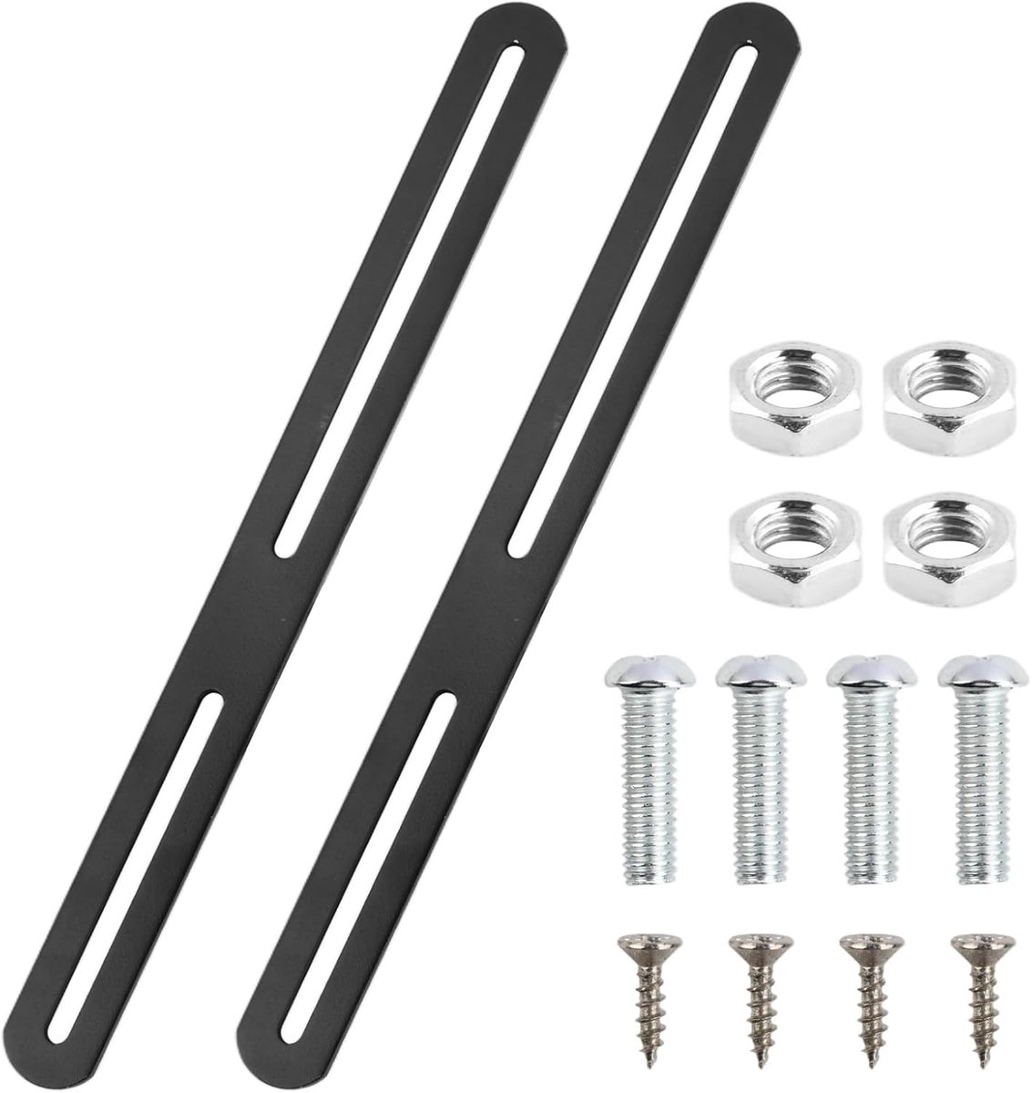 2 stuks brievenbus hekmontage, 275 x 24 mm brievenbus hekbevestiging, roestvrij stalen bevestigingsset voor - ShopVlot