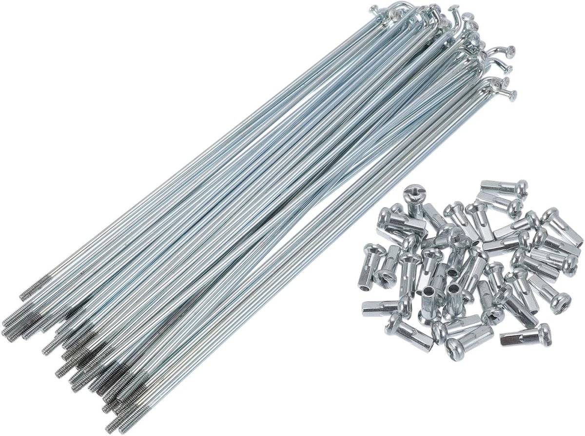 Fiets Spaken Fiets Wiel Spaken Silver Tone 1 Set 13G 152mm Lengte 45 Staal Gegalvaniseerd - ShopVlot
