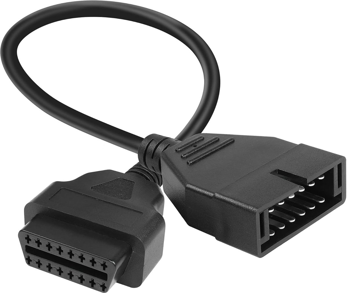 OBD2 Diagnostiek Kabel 12 Pin naar 16 Pin - 40cm Adapter voor GM Voertuigen - Eenvoudige aansluiting - ShopVlot