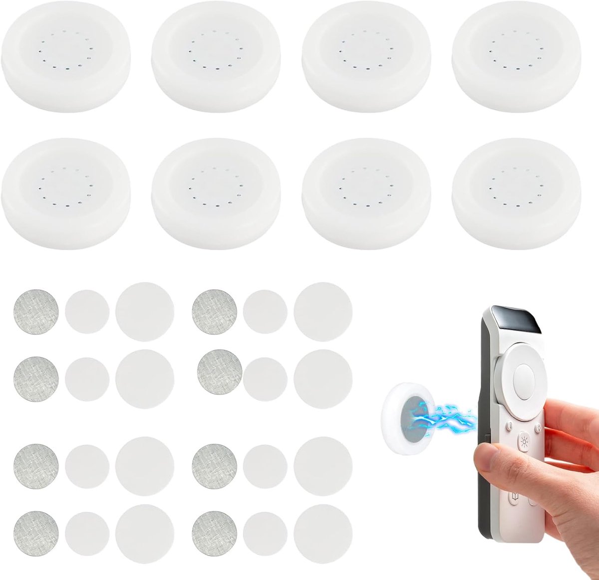 Magnetische Houder 8 Stuks - Upgrade zonder Boren - Super Sterk Magnetisch - ShopVlot