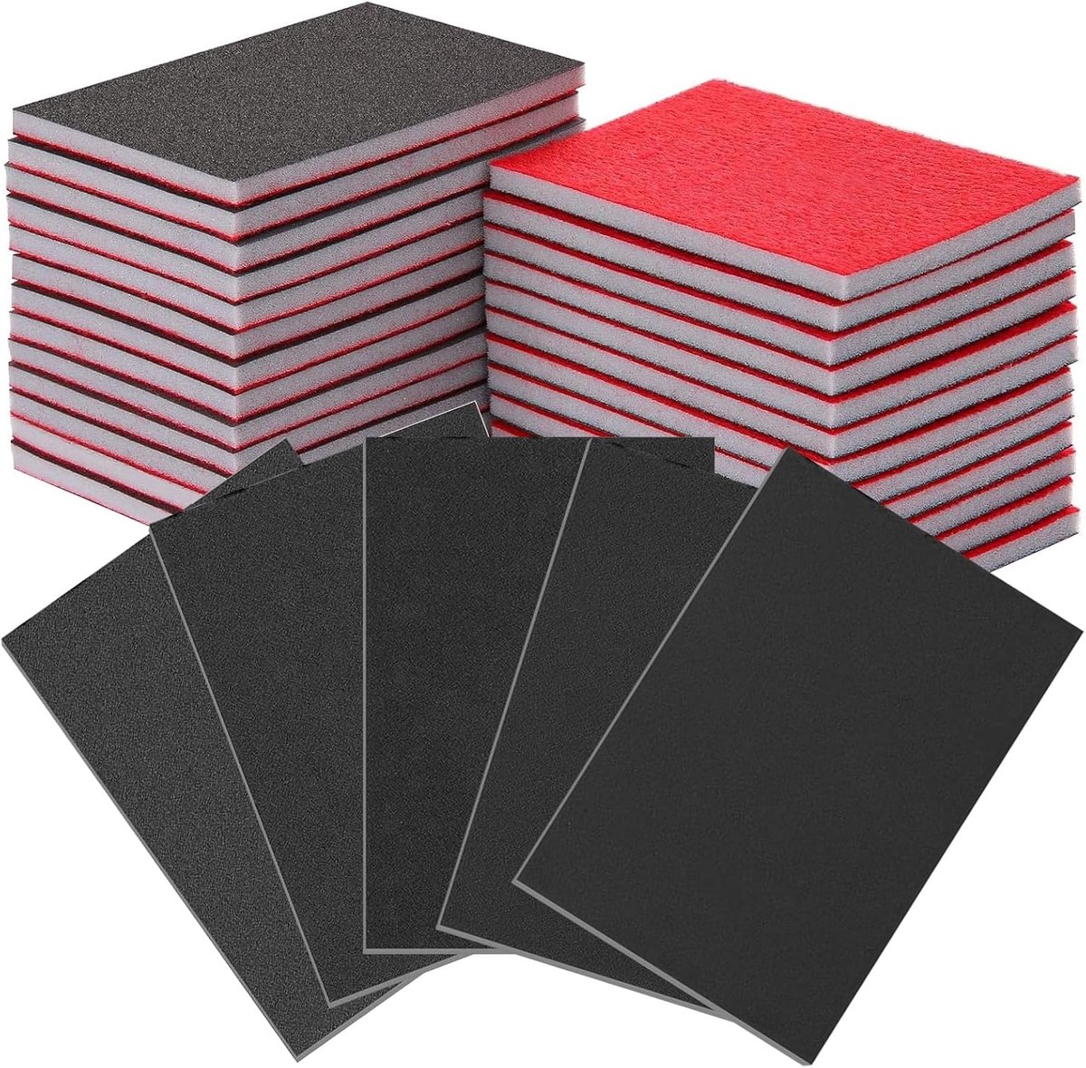 Schuursponzen 25 stuks - Herbruikbaar - Zacht flexibel schuurblok - Perfect voor nat en droog schuren - ShopVlot