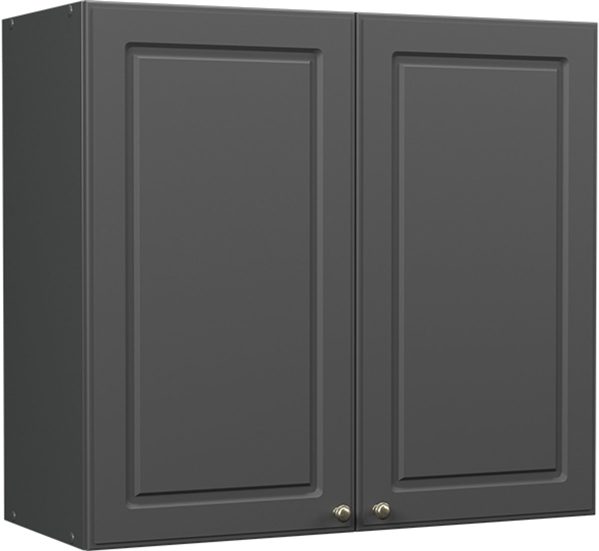 Vicco Hangkast Fame-Line, Anthrazit-Gold Landhaus/Antraciet, 80 cm