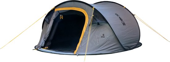 Redwood Empress Plus pop-up tent voor een festival camping