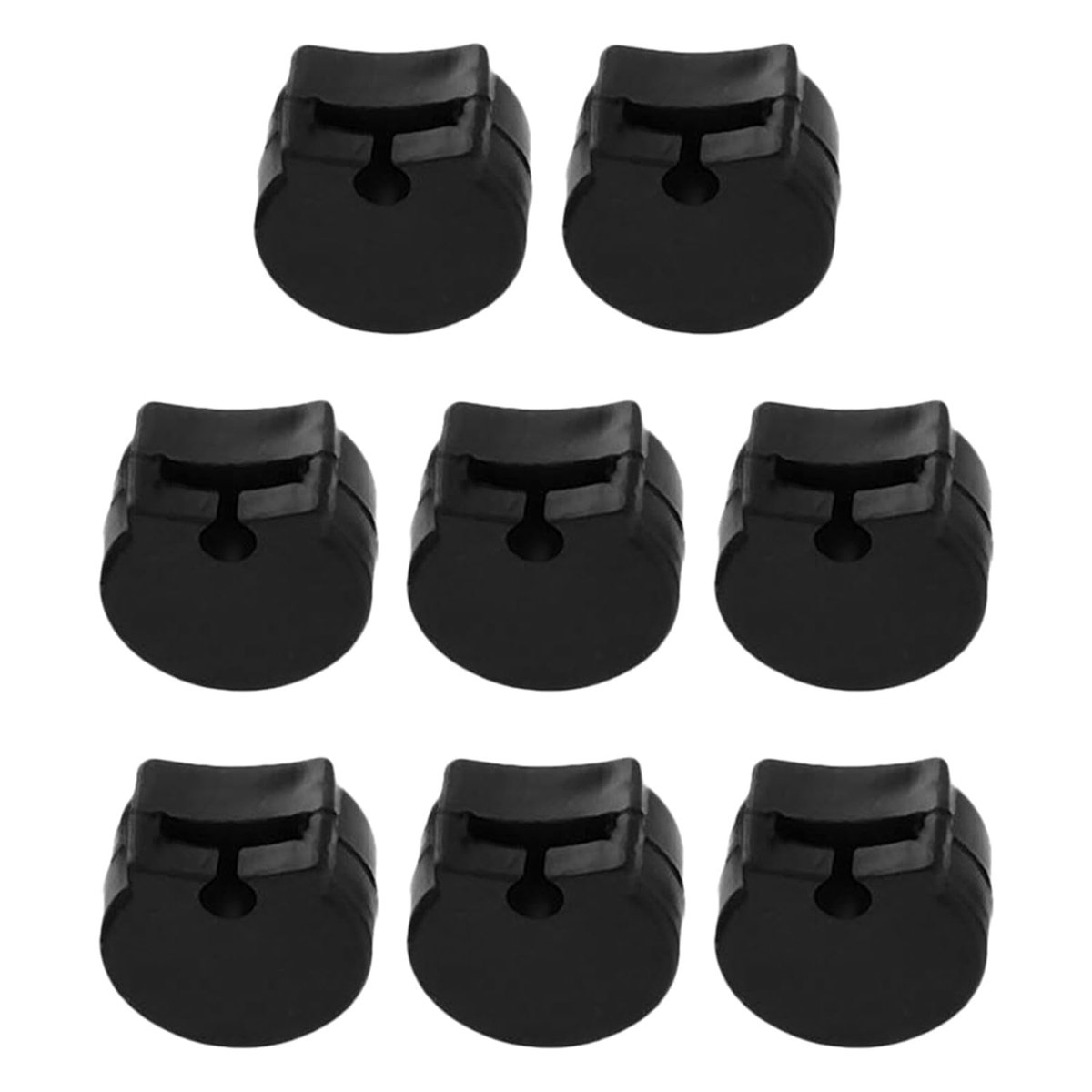 Duimkussentjes Rubber - Duimsteun Kussens - Muziek Spelen - Ergonomische Verlichting - 8 Stuks - Zwart