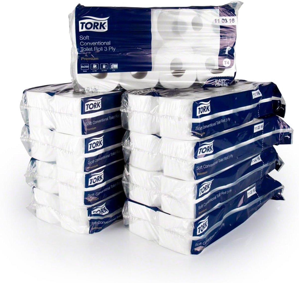 Toiletpapier Rollen - WC Papier - Dagelijks Gebruik - 3-Laags Zacht - 60 Rollen - Wit