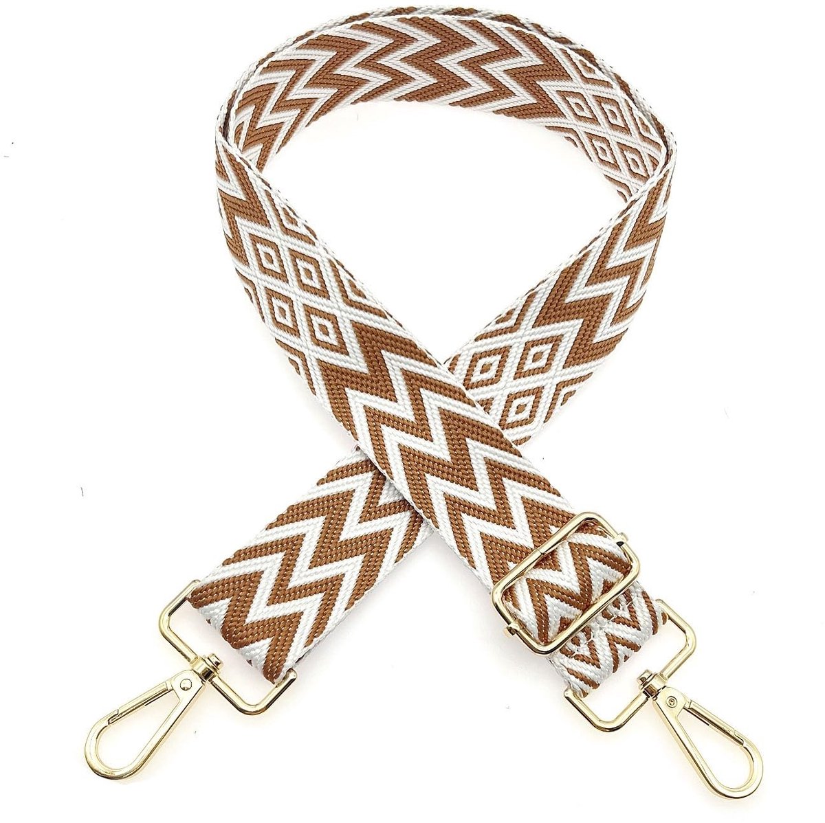 Dailygoods- Tasriem Verstelbaar 75-135cm - Brede Stoffen Riem - Multifunctioneel - Schouderband voor Tas - Vervanging voor Handtas