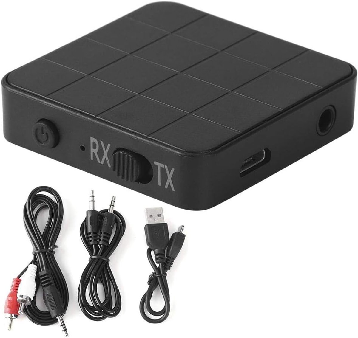 Multifunctionele O-zender en -ontvanger – 2-in-1 Bluetooth 5.0-zender/ontvanger – Bluetooth 5.0 Stereo-adapter voor PC en Auto