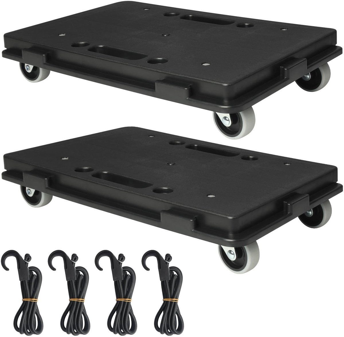 Dailygoods - Bewegende Meubeldolly Set van 2 - Zware Belastbaarheid met 360° Rotatie