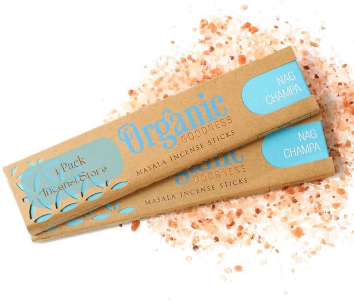 Dailygoods- Wierookstokjes Nag Champa - Handgemaakt - 100% Natuurlijk - Milieuvriendelijke Verpakking - 15 gram - Ideaal voor Meditatie - Wierook
