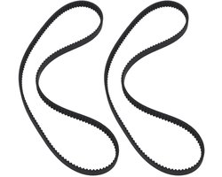 Dailygoods- Broodmachine Riem Rubber - Vervangingsriem - Compatibel met Hamilton Beach - 2 Stuks - Omtrek 53,3 cm - Breedte 0,8 cm - Broodbakmachine