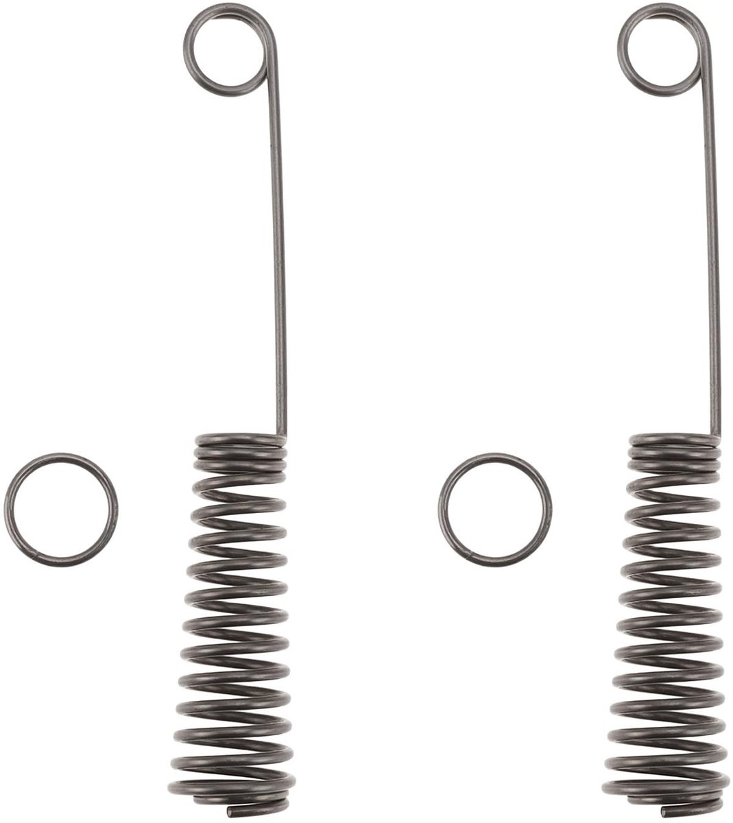 Dailygoods- Open Haard Scherm - 2 Stuks - Antibrandwonden Handvat - Gelegeerd Staal - Taps Toelopend Ontwerp - Eenvoudig te Installeren - Haardaccessoire