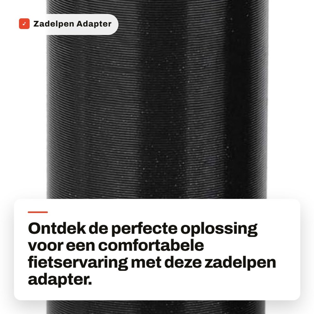 Solidchoice - Zadelpen Adapter - Fietsaccessoires - Verstelbaar - Zwart - Fiets Comfort - Geschikt voor Mountainbike en Racefiets - 27.2mm tot 33.9mm