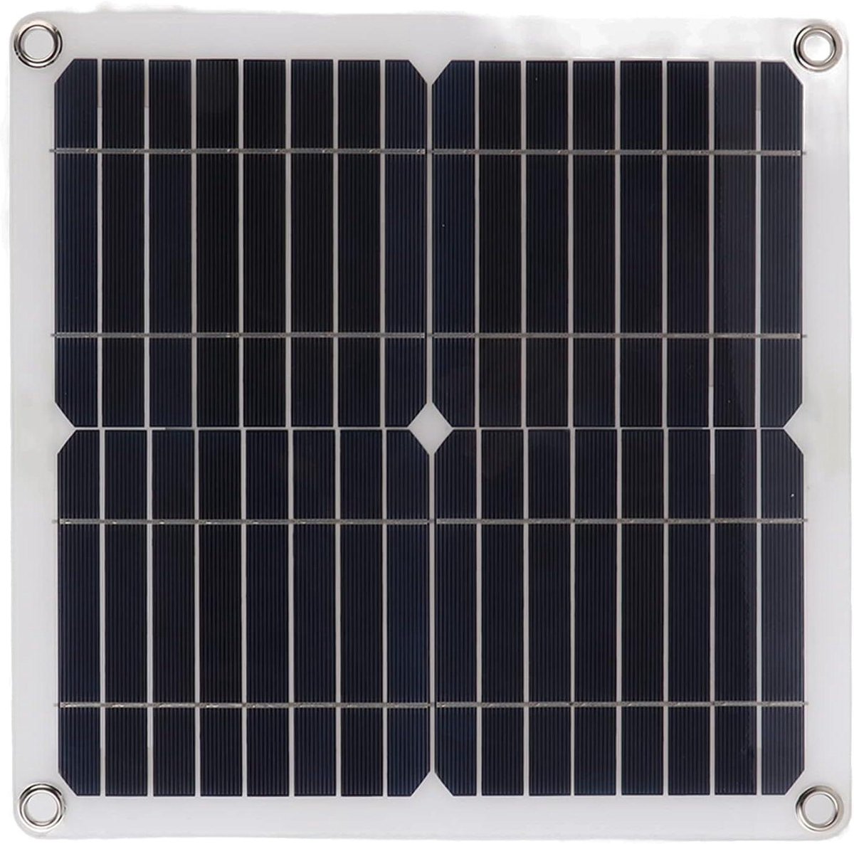 Draagbaar Zonnepaneel - Energie Kit - Buiten Energie - Compleet Systeem - 200W 12V - Zwart