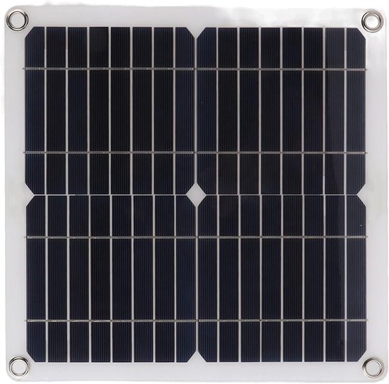 Draagbaar Zonnepaneel - Energie Kit - Buiten Energie - Compleet Systeem - 200W 12V - Zwart