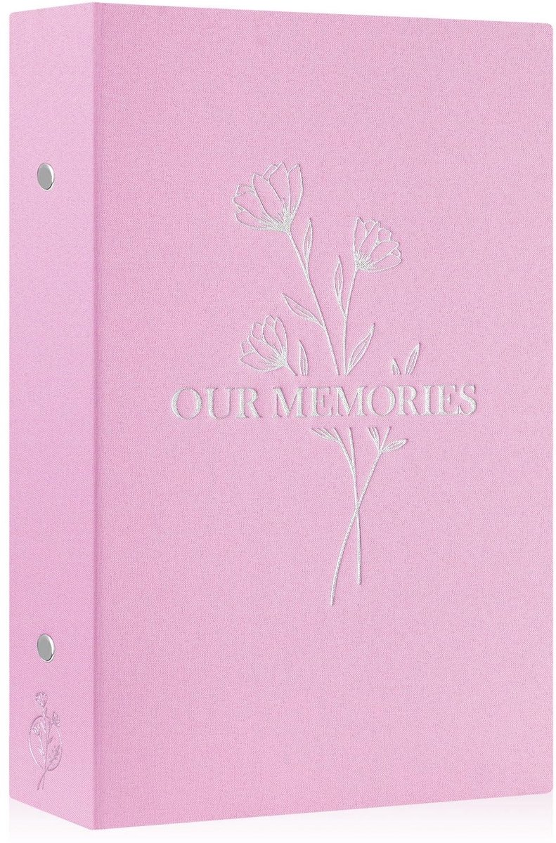 Dailygoods- Fotoalbum 10x15 cm - Geschikt voor 300 Foto's - Insteekalbum - Luxe Linnen Omslag - Waterdicht en Zuurvrij - Elegant Ontwerp - Fotoboek