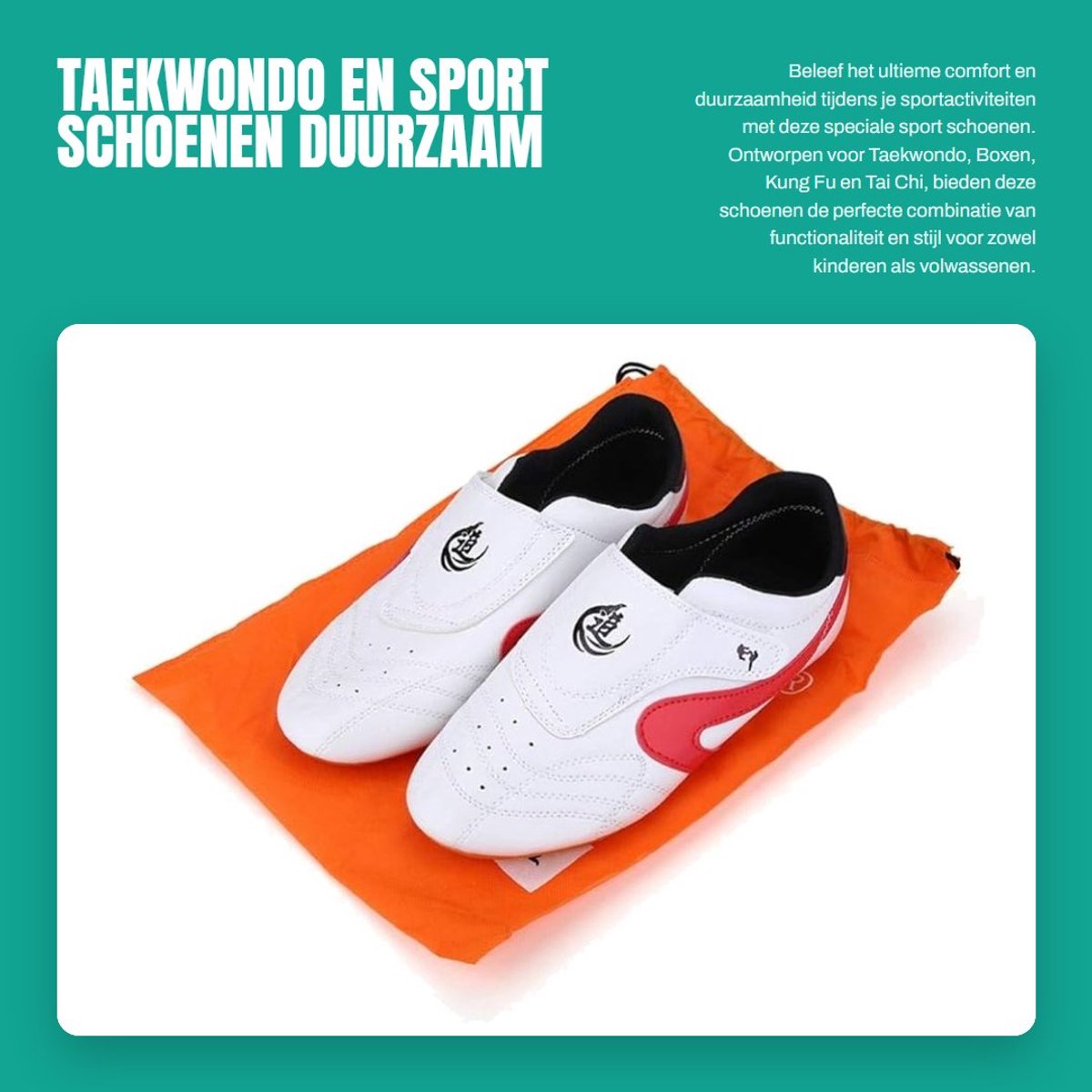 Dailygoods- Sportschoenen Heren/Dames - Antislip - Lichtgewicht - Duurzaam - PU-leer - Voor Taekwondo/Boxen/Kung Fu/Tai Chi - Vechtschoenen