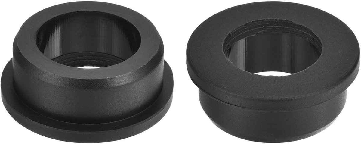 2 Stuks Rubber Grommet 1-3/8" (35mm) Boorgat, 1" (25mm) ID Gat Zwarte Siliconen Plug voor Auto's, Machines en Bedradingstoepassingen
