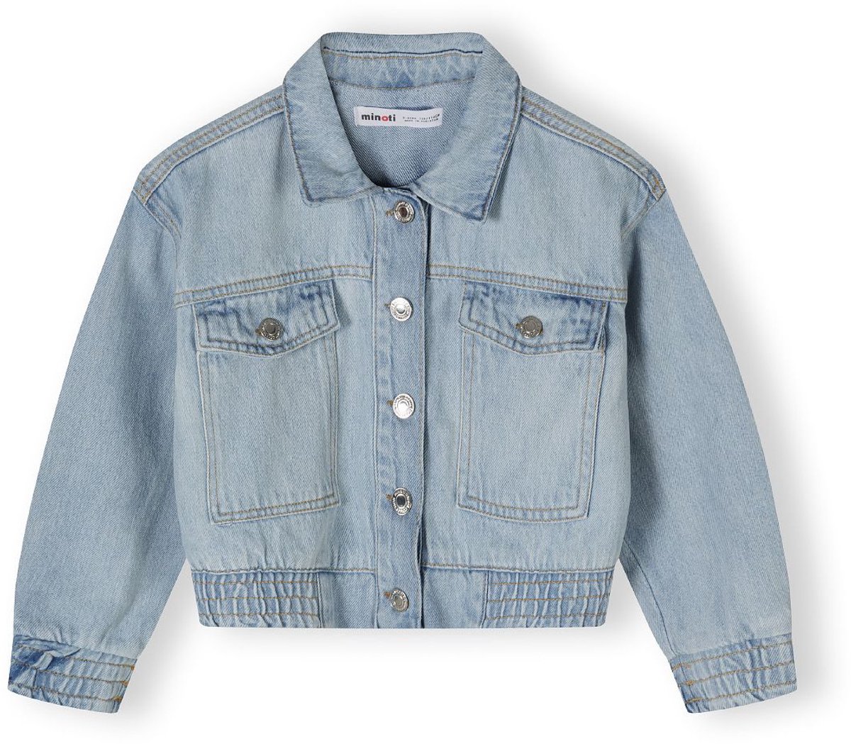 Minoti spijkerjas meisjes 100% katoen - blauw